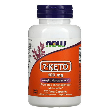 7-Keto 100mg 120 Cápsulas Now Foods
