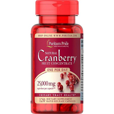 Cranberry 25.000mg 120 Cápsulas Puritans Pride