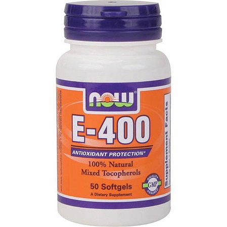Vitamina E 400ui 50 Softgels Now Foods