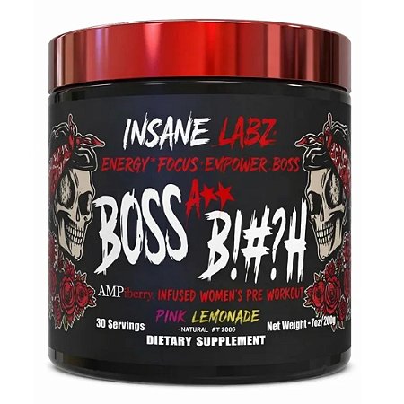 Pre Treino Boss a Bitch 30 Doses Insane Labz