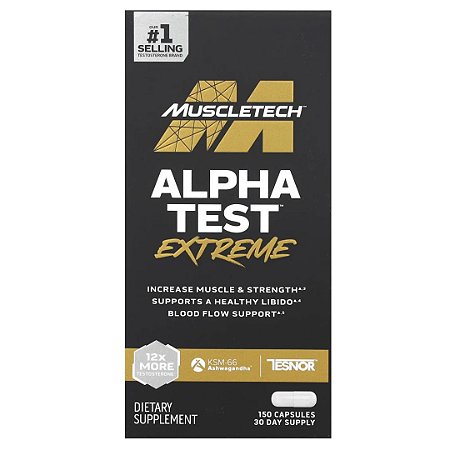 Alpha Test Extreme 150 Cápsulas Muscletech