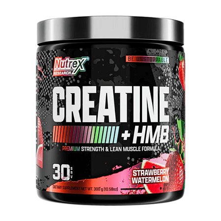 Creatina + HMB, 300g Morango com Melancia Nutrex