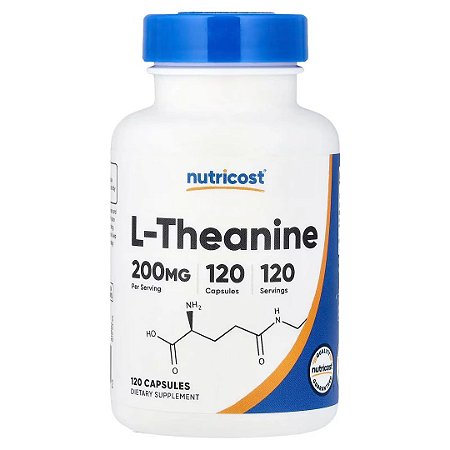 L-Teanina 200mg, 120 Cápsulas Nutricost