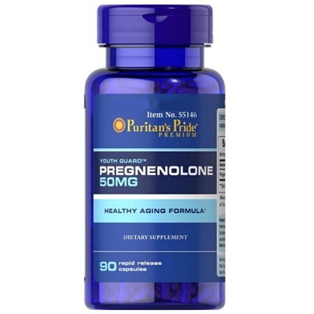 Pregnenolona 50mg 90 cápsulas Puritans Pride