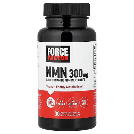 NMN 300mg, 30 Cápsulas Force Factor