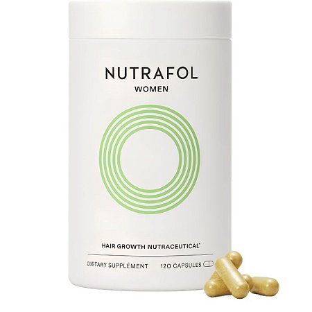 Nutrafol Women, Suplemento Para Cabelos Femininos, Crescimento capilar e queda de cabelo, 120 cápsulas