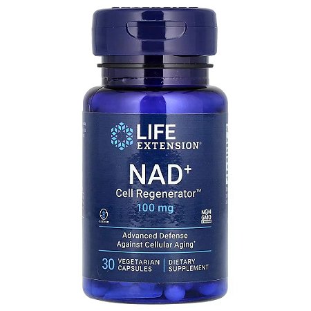 NAD+ Cell Regenerator, 100mg, 30 Cápsulas Life Extension