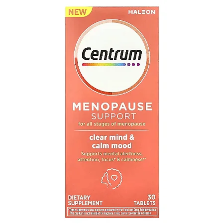 Centrum Menopause Support Mente Clara e Humor Calmo 30 Comprimidos