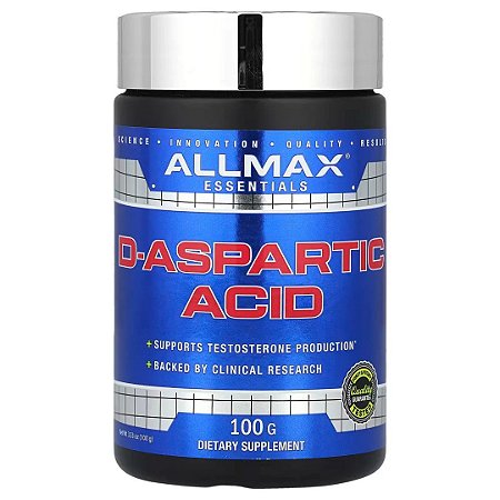 Ácido D-Aspártico, 100 gramas Allmax