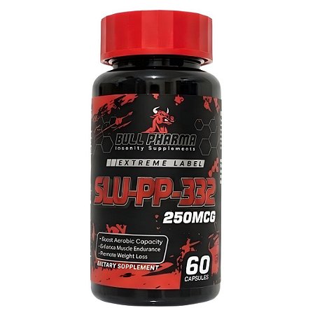 SLU-PP-332 250mcg, Definição Muscular, Energia e Queima de Gordura, 60 Cápsulas Bull Pharma
