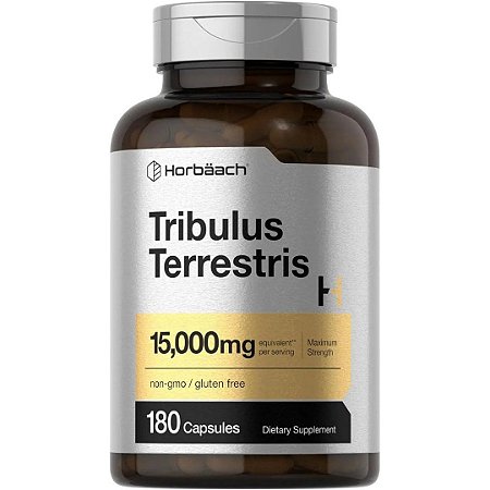 Tribulus Terrestris, 15.000mg, 180 Cápsulas, Horbaach