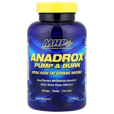 Anadrox Pump & Burn, 112 Cápsulas MHP