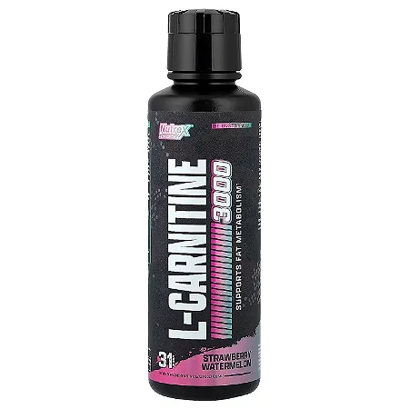 L-Carnitina 3000, Morango e Melancia, 465ml Nutrex