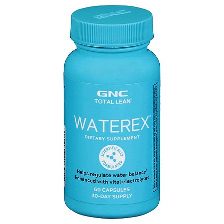 Waterex Total Lean 60 Cápsulas, Diurético Natural com Eletrólitos - GNC
