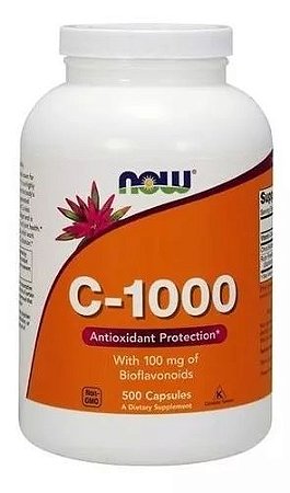 Vitamina C 1000mg 500 caps Now Foods