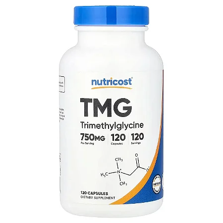 TMG 750mg, 120 Cápsulas - Nutricost