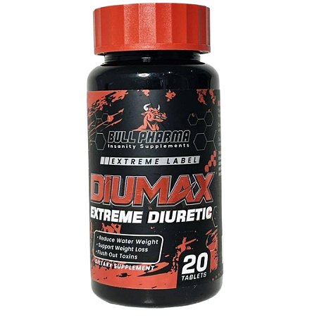 Diumax Extreme Diurético 20 Comprimidos - Bull Pharma