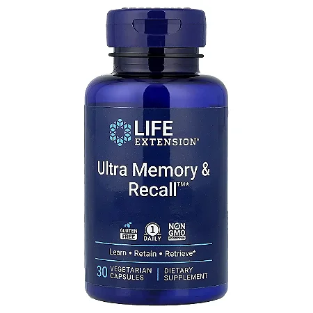 Ultra Memory & Recall 30 Cápsulas Vegetarianas - Life Extension