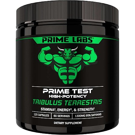 Tribulus Terrestris Prime Test 1300mg 95% Saponinas 120 Cápsulas - Prime Labs
