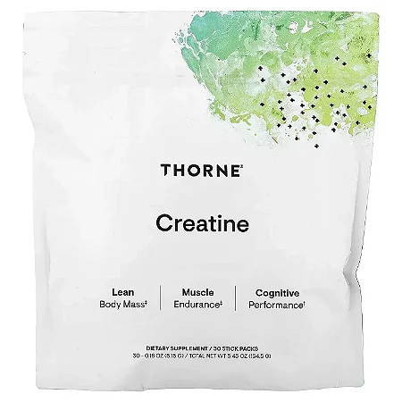 Creatina Monohidratada Micronizada, 30 Sachês de 5g, Thorne