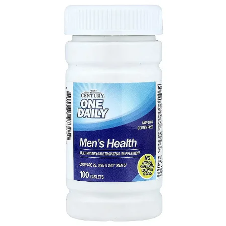 Multivitamínico Masculino One Daily Men's Health 100 Tabletes - 21st Century