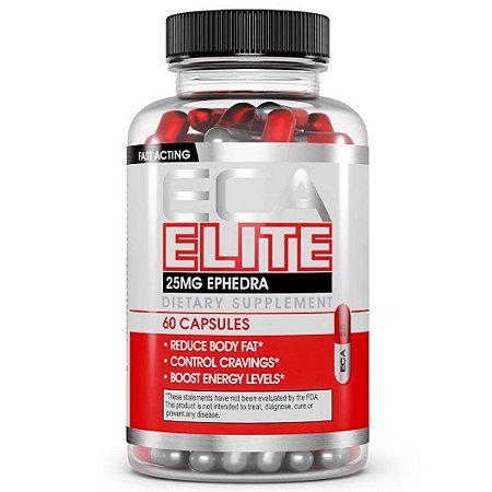 ECA Elite 25mg de Ephedra 60 Cápsulas - HardRock Supplements