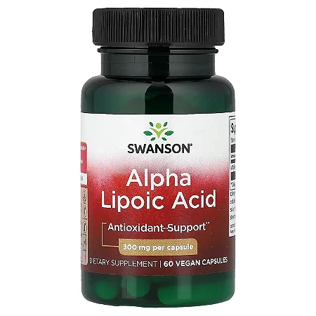 Ácido Alfa Lipóico 300mg 60 Cápsulas Veganas - Swanson