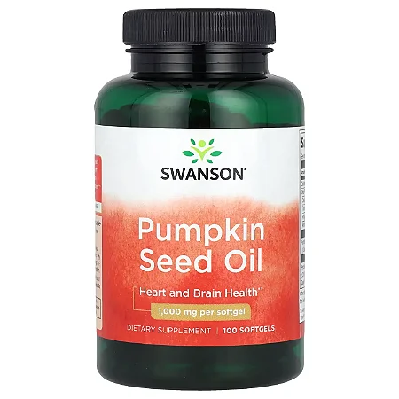 Óleo de Semente de Abóbora 1000mg 100 Softgels - Swanson
