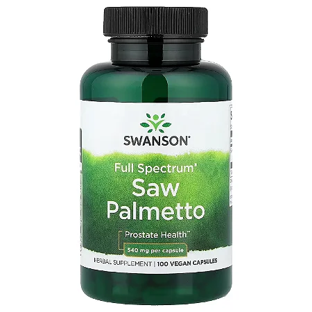 Saw Palmetto 540mg 100 Cápsulas Veganas - Swanson