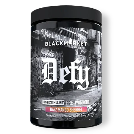 Pré-Treino DEFY Hyper Stimulant 40 Scoops - Black Market Labs