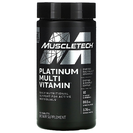 Platinum Multi-Vitamínico 90 caps Muscletech
