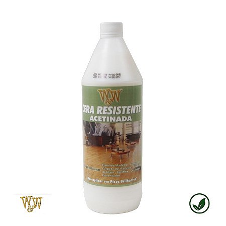 Cera resistente acetinada W&W  (para diversos pisos)