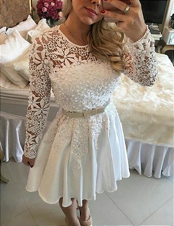 vestido noiva guipir