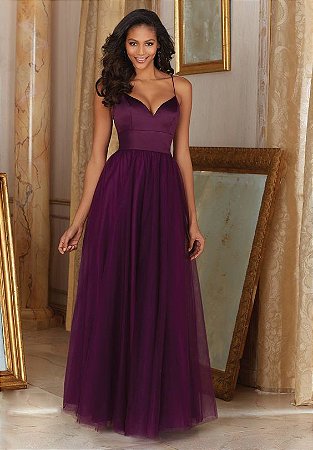 vestido roxo escuro