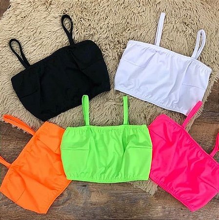 CROPPED FAIXA NEON SOB AHZ8KNNE6 - vendemos varejo e atacado, produzimos  também sob medida o modelo que você escolher.