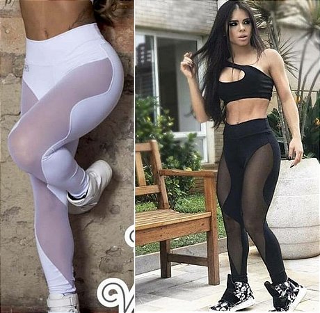 Legging Ca6 Branca na Lexafitwear.