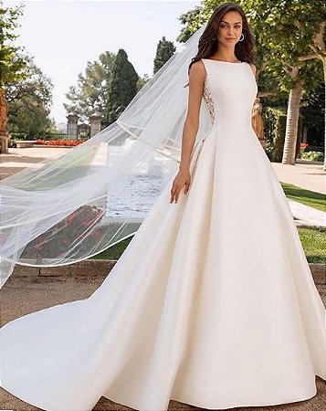 vestido de zibeline noiva