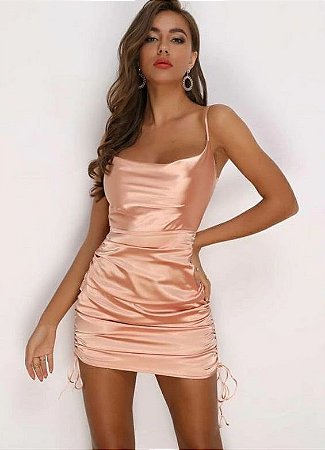 cetim vestido