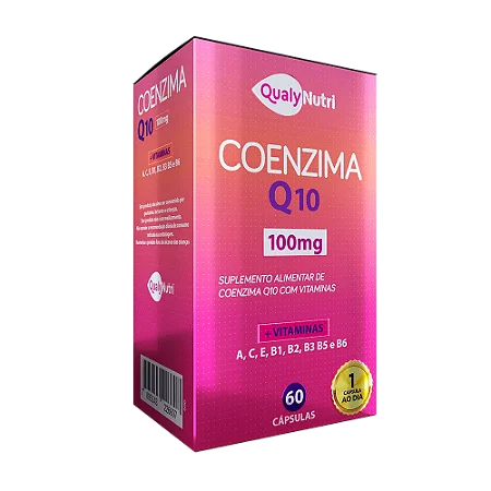 Coenzima Q10 100 mg  + Vitaminas c/ 30 Cápsulas