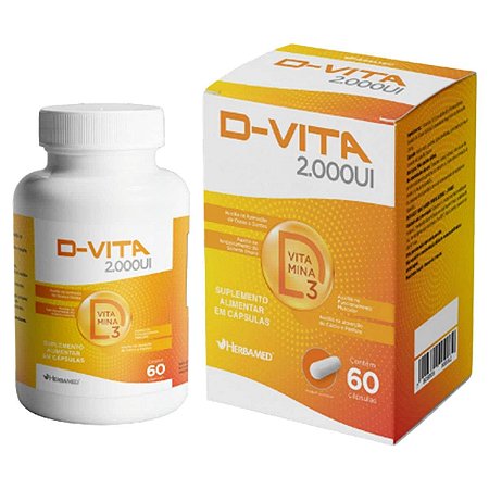 D-VITTA 2000 UI c/ 60 Cápsulas