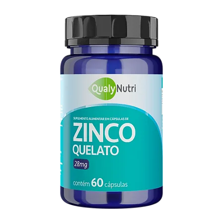 Zinco Quelato 28 mg c/ 60 Cápsulas