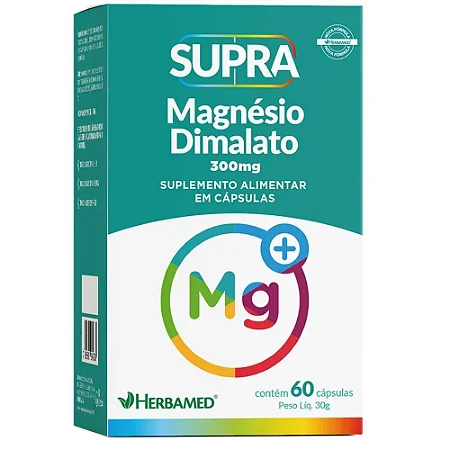 Magnésio Dimalato 300 mg c/ 60 Cápsulas