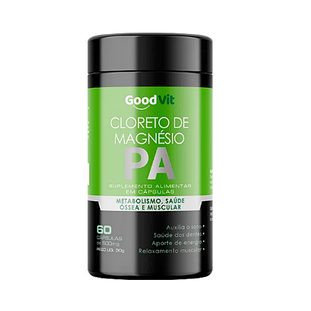 Cloreto de Magnésio PA 500 mg c/ 60 Cápsulas