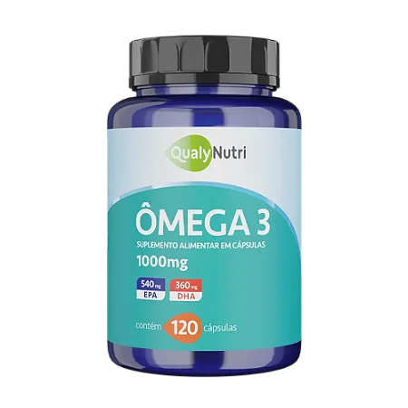 Ômega 3 1000 mg c/ 120 Cápsulas