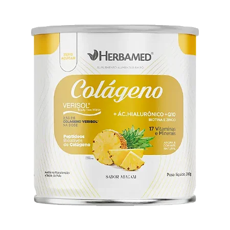 Colágeno Verisol 2,5 mg 200 gr sabor Abacaxi