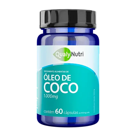 Óleo de coco 1000 mg c/ 60 Cápsulas
