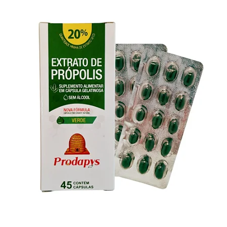 Extrato de própolis verde c/ 45 Cápsulas