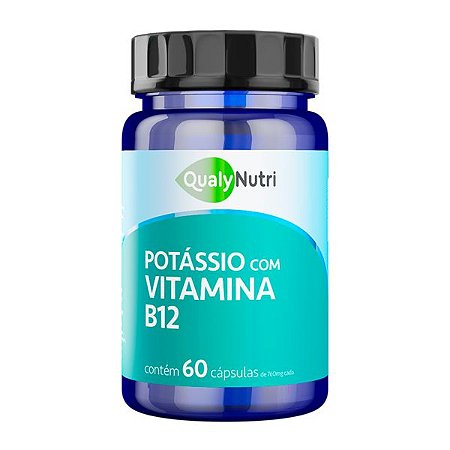 Potássio + Vitamina B12 – 760mg C / 60 Cápsulas