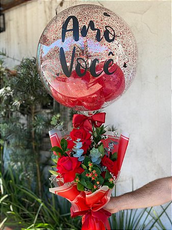 Buquê Style com Balão