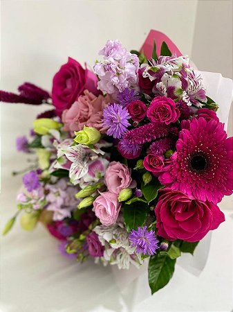 Buquê Mix Flores Pink